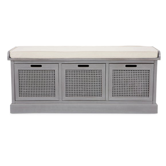 shoe storage bench with cushion dunelm