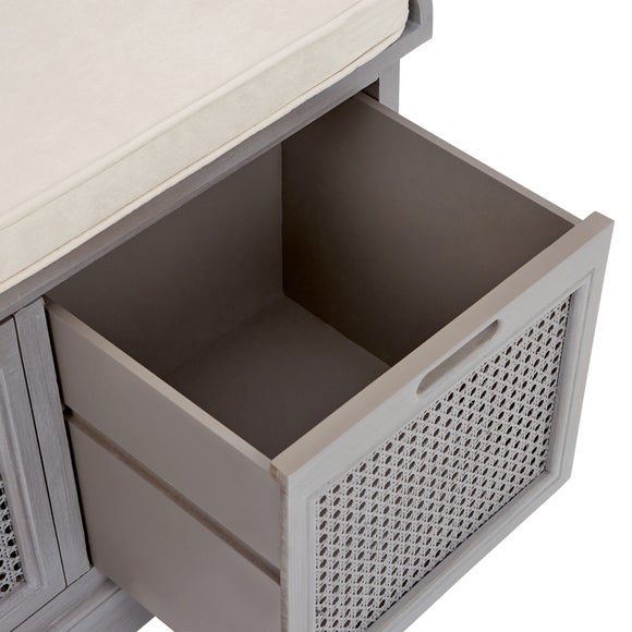 shoe storage bench with cushion dunelm