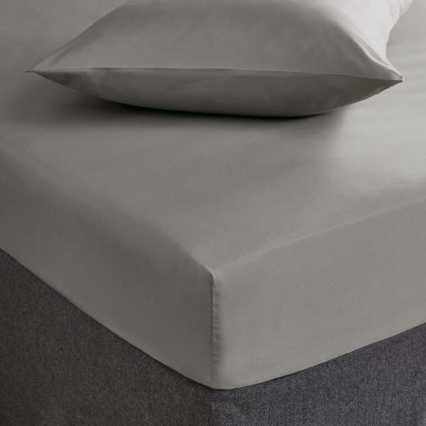 Fogarty Soft Touch Fitted Sheet Slate (Grey) undefined