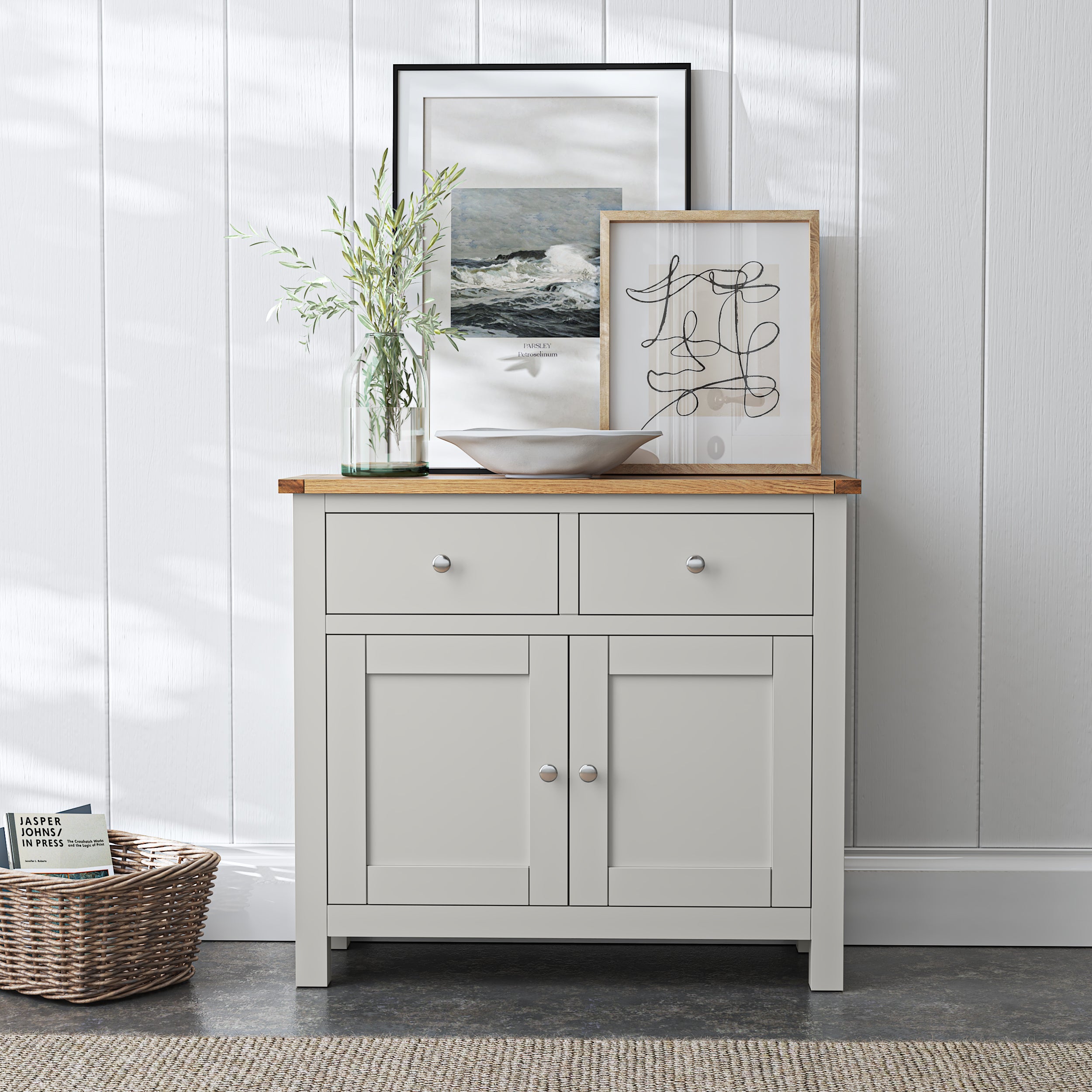Bromley Small Sideboard, Grey