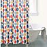 Elements Circle Shower Curtain Multi Coloured