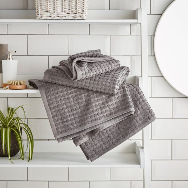 Elements Grey Dots Towel  undefined