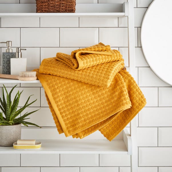 Elements Ochre Dots Towel  undefined