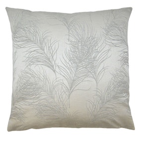 Large Everly Silver Cushion Cover