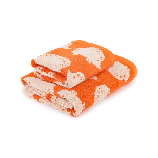 Orange Hedgehog Towel  undefined