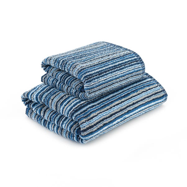 Blue Stripes Towel  undefined