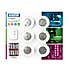 LED 6 Pack Lighting Kit with Remote Control White