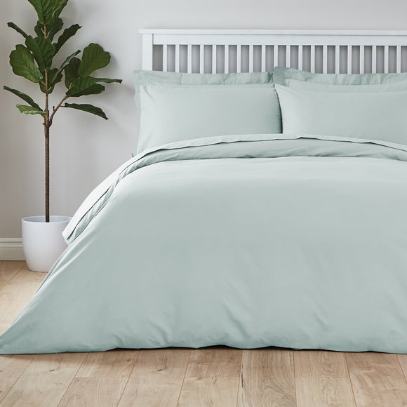 plain duck egg blue bedding