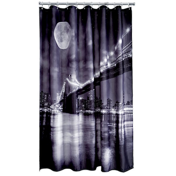 Brooklyn Bridge Shower Curtain MultiColoured