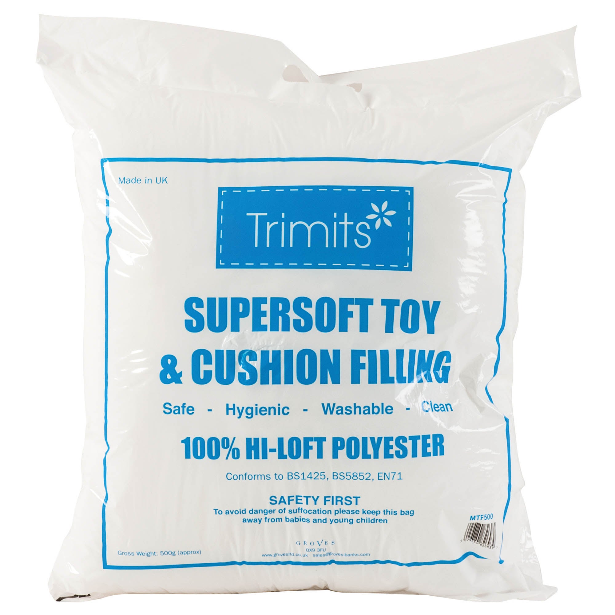 Supersoft Toy Cushion Filling 200g White