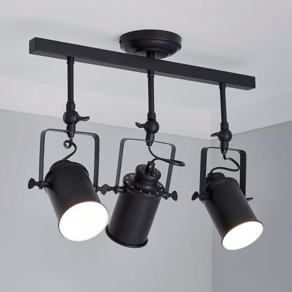 Healy 3 Light Black Spotlight Bar Dunelm - 3 Light Ceiling Spotlight Bar Healy 3 Light Black Spotlight Bar Dunelm - 3 Light Ceiling Spotlight Bar