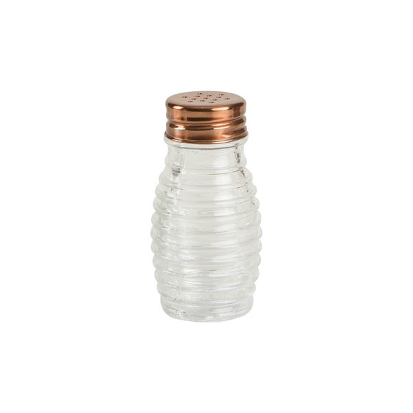T&G Beehive Salt & Pepper Shaker with Copper Lid image 1 of 1
