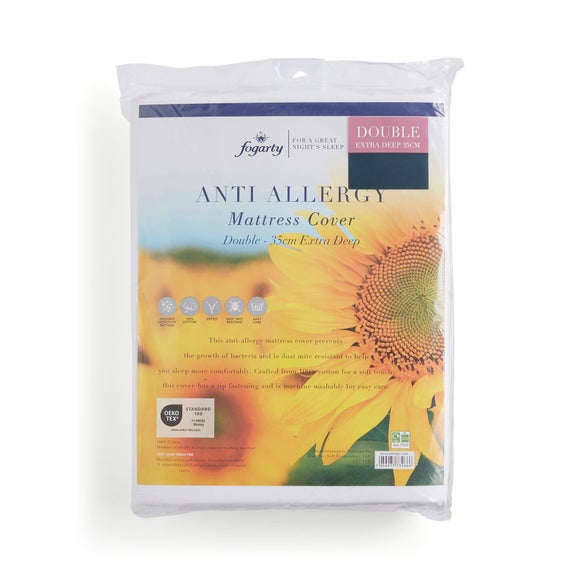 Anti allergy hot sale zipped mattress protector