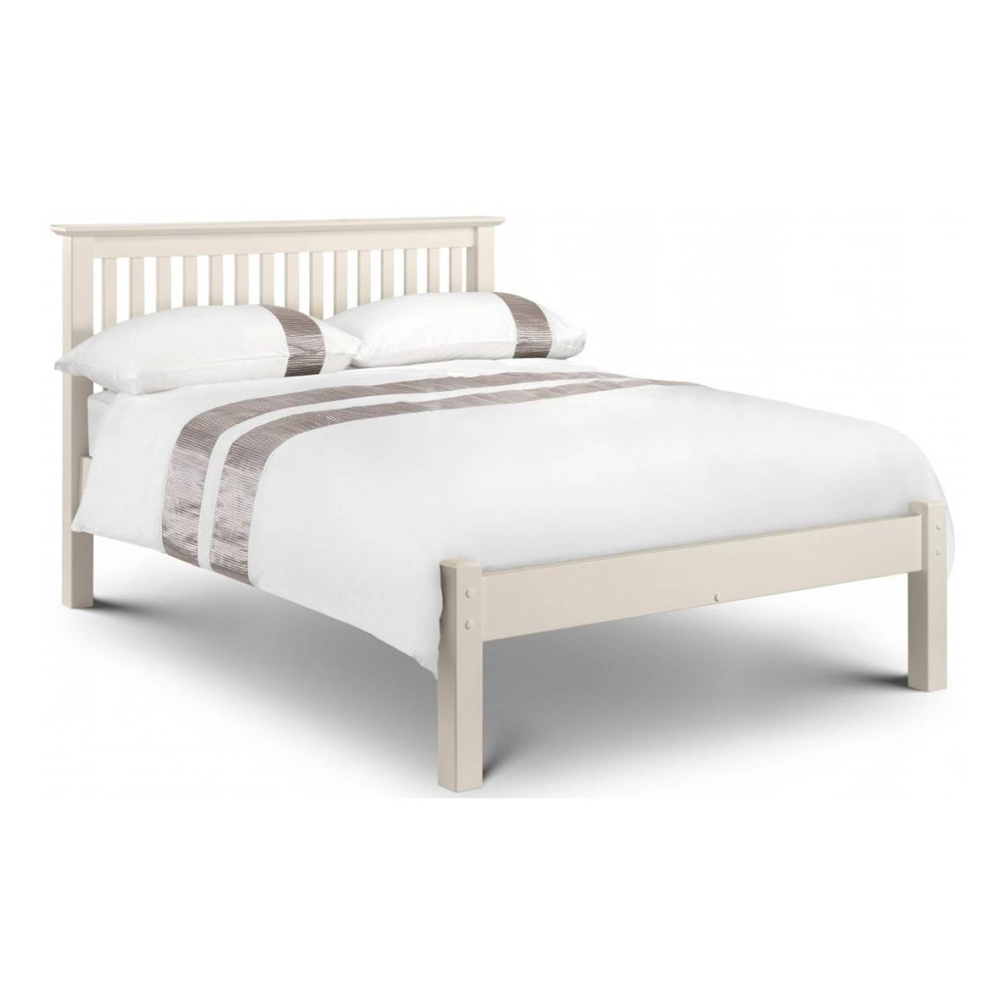 Barcelona Low Foot End Bed Frame White