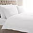 5A Fifth Avenue Egyptian Cotton Sateen 300 Thread Count White Oxford Duvet Cover  undefined
