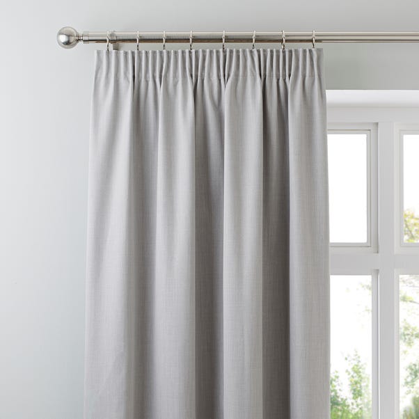 Solar Grey Blackout Pencil Pleat Curtains Dunelm Solar Grey Blackout Pencil Pleat, How To Pencil Pleat Curtains