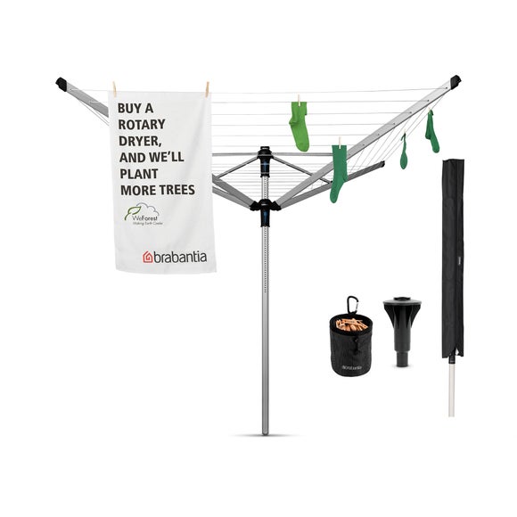 Rotary washing line discount holder