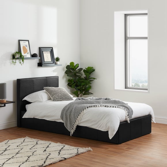 Berlin Ottoman Bed Frame Faux Leather