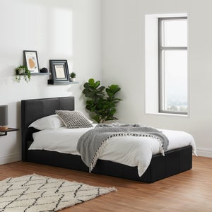 Berlin Ottoman Bed Frame- Faux Leather