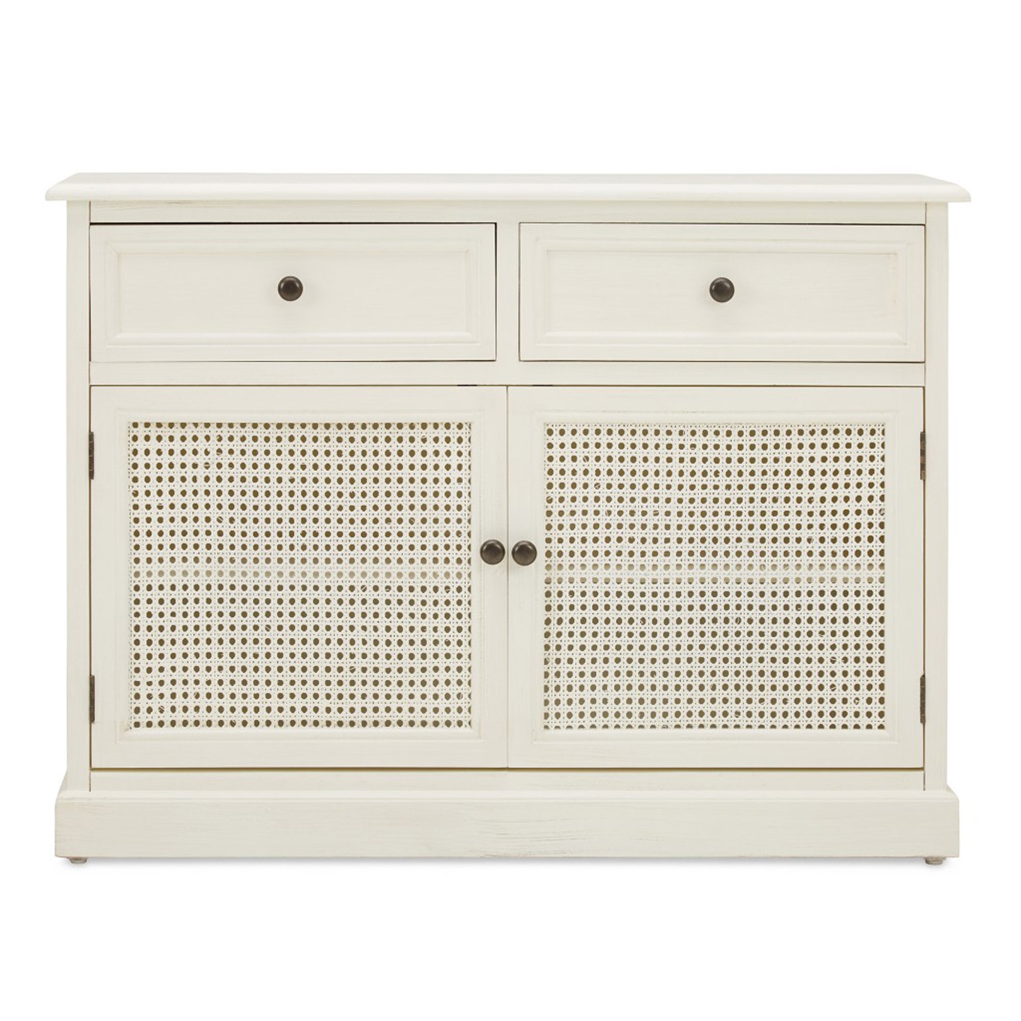 Lucy Cane Cream Small Sideboard Natural White