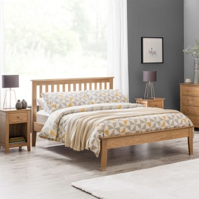 Salerno Oak Wooden Bed Frame