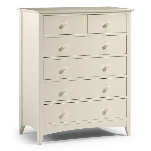 Dunelm chest online of drawers cream