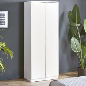Manhattan Double Wardrobe- White