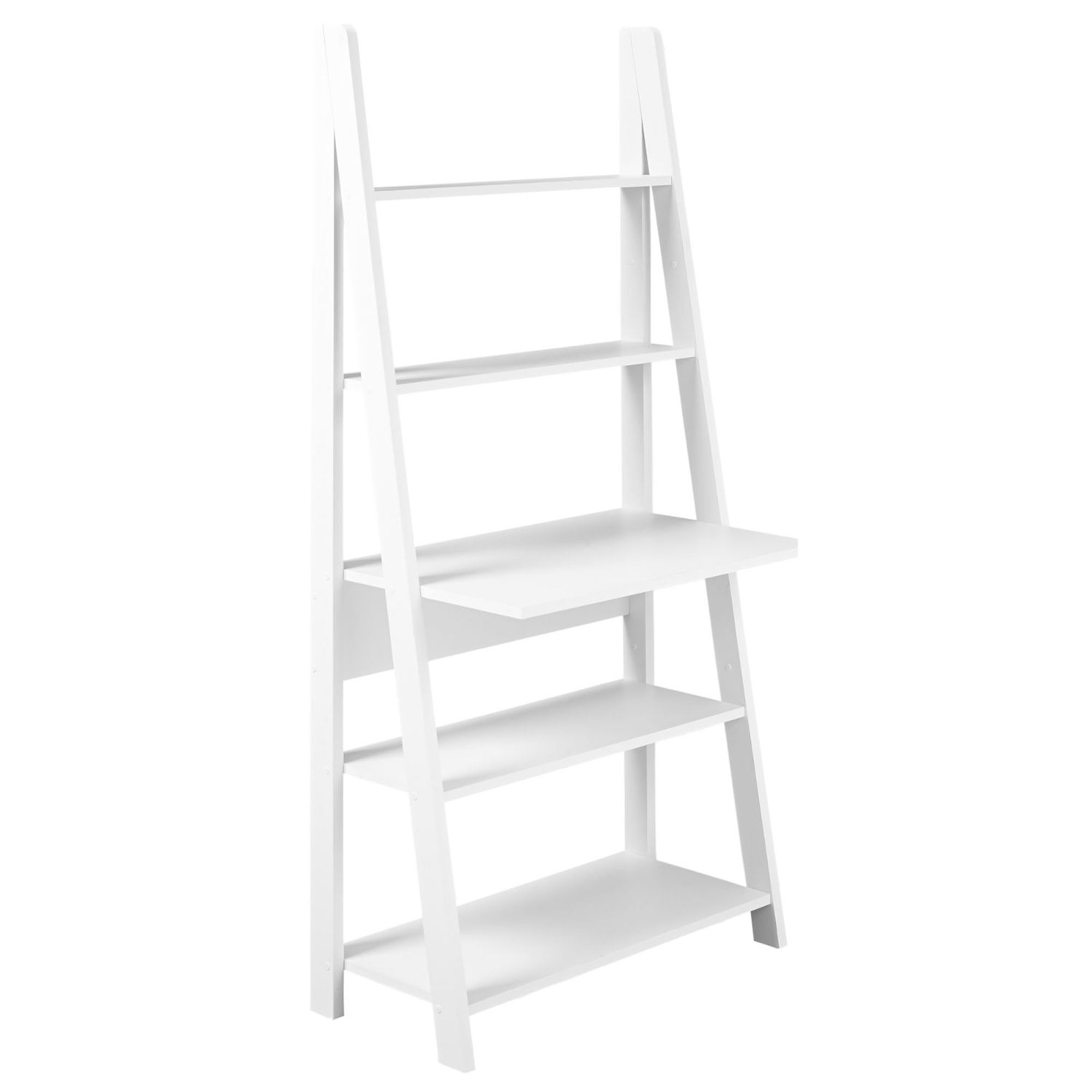 Tiva White Ladder Desk