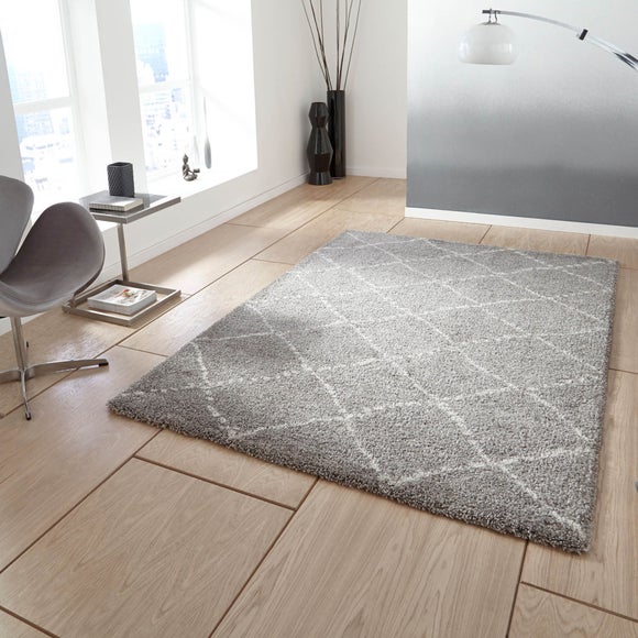 Dunelm rugs store grey