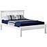 Monaco White Low Foot End Bed Frame  undefined