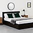 Waverley Black Faux Leather Ottoman Bed  undefined