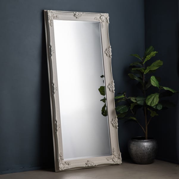 Abbey Cream 165x80cm Leaner Mirror Dunelm, Full Length Ornate Mirror Dunelm
