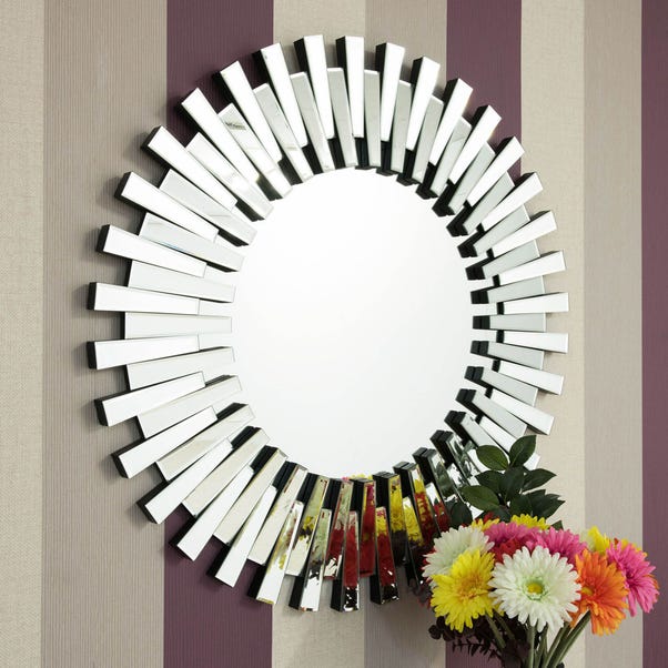 Starburst Round Wall Mirror image 1 of 3