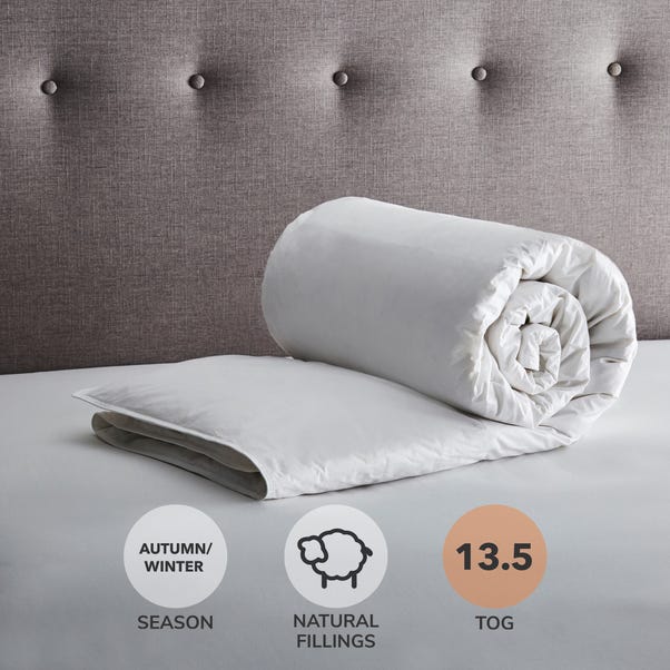 Fogarty White Goose Feather and Down 13.5 Tog Duvet  undefined