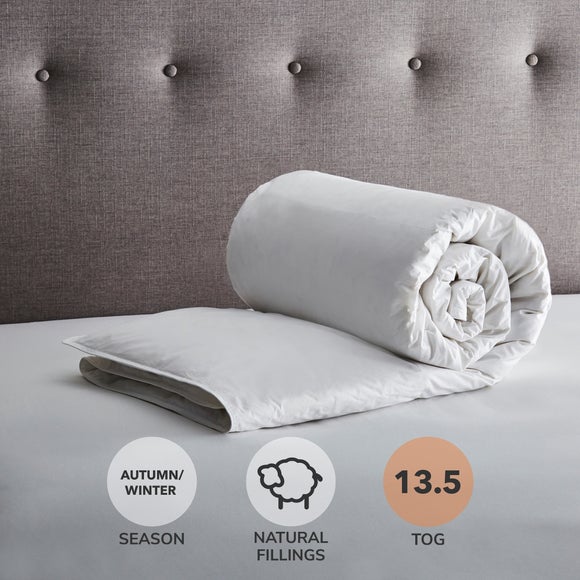 Fogarty goose feather and sales down duvet