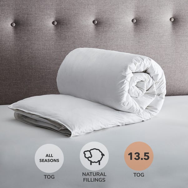 Fogarty White Goose Feather and Down Duo 13.5 Tog All Seasons Duvet image 1 of 5