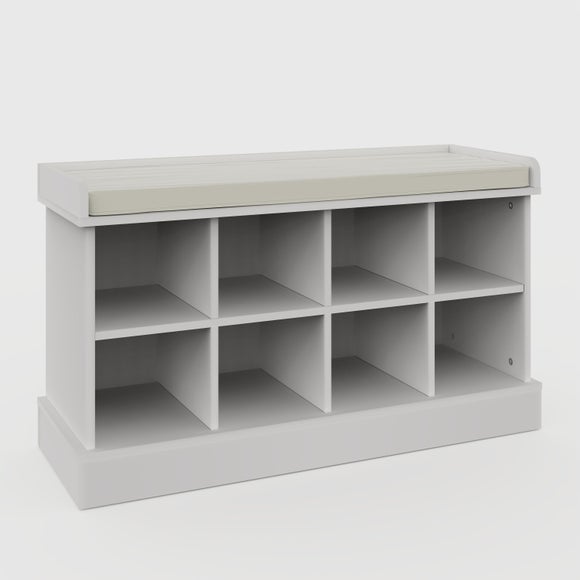 shoe storage bench with cushion dunelm