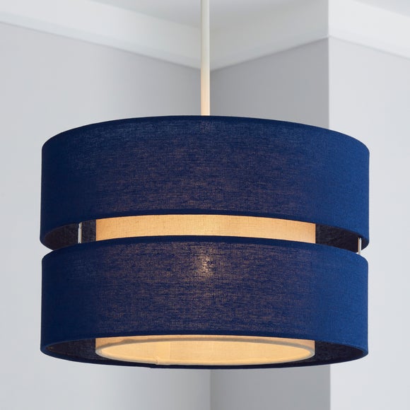 Blue lampshades deals dunelm