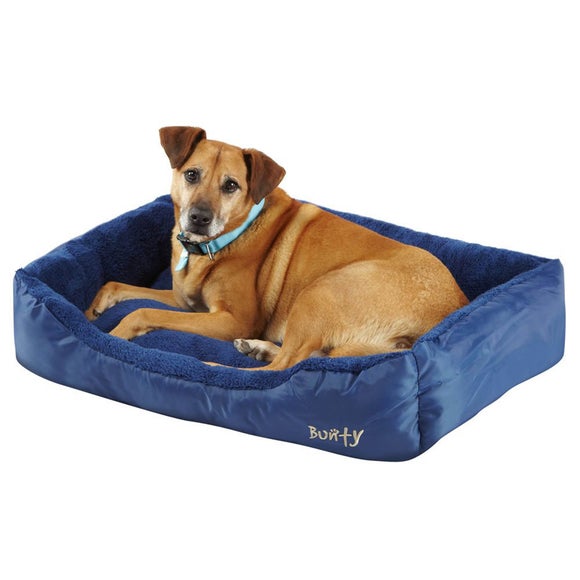 Photos - Bed & Furniture Bunty Deluxe Washable Blue Pet Bed 