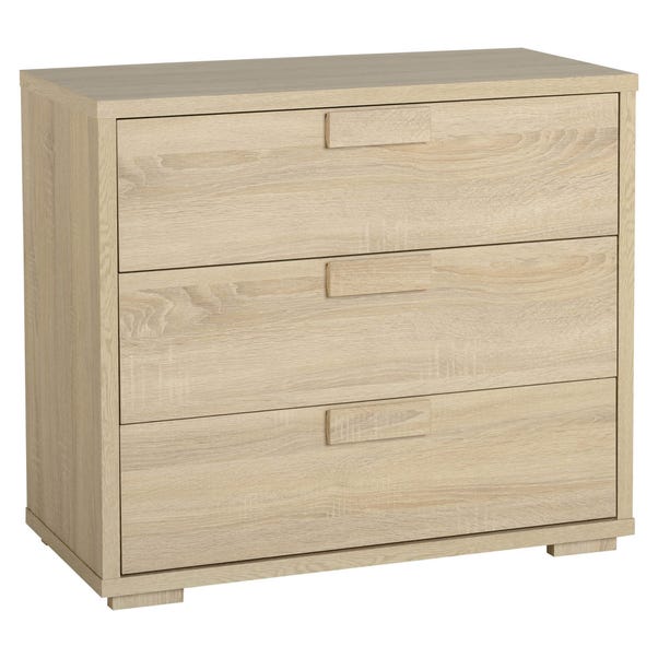 Cambourne 3 Drawer Chest Natural