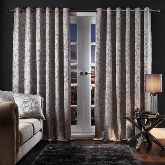 Photo 2 of Diablo Marble Eyelet Curtains Photo 2 of Diablo Marble Eyelet Curtains