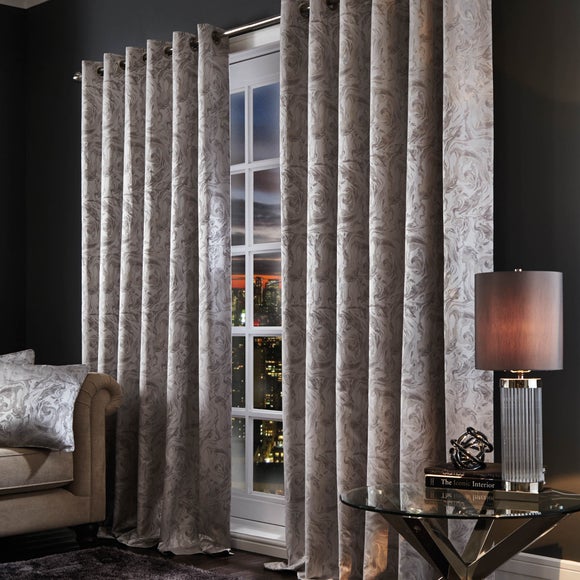 Photo 4 of Diablo Marble Eyelet Curtains Photo 4 of Diablo Marble Eyelet Curtains