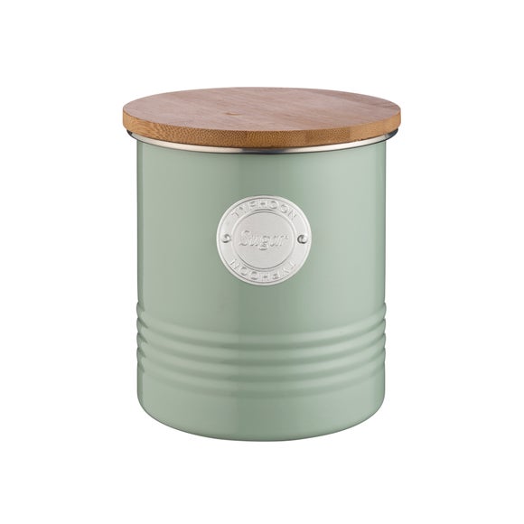 Sage green tea clearance coffee sugar canisters