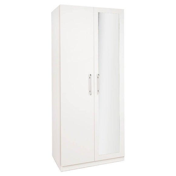 Acton Double Wardrobe White