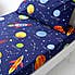 Space Navy Fitted Sheet  undefined