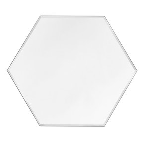 Hexagonal Bevelled Mirror, 40cm