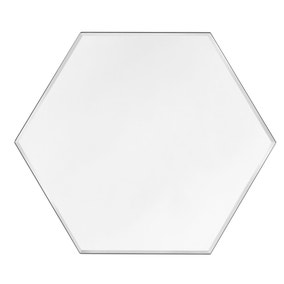 Hexagonal Bevelled Wall Mirror