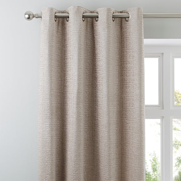 Newby Natural Eyelet Curtains Dunelm