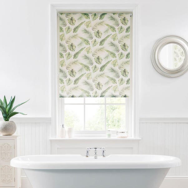 Voyager Green Leaf Moisture Resistant Daylight Roller Blind image 1 of 5