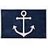 Anchor Navy Bath Mat Navy